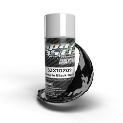 Spaz Stix (#SZX10209) Mirror Chrome Aerosol Spray Paint - Ultimate Black Backer