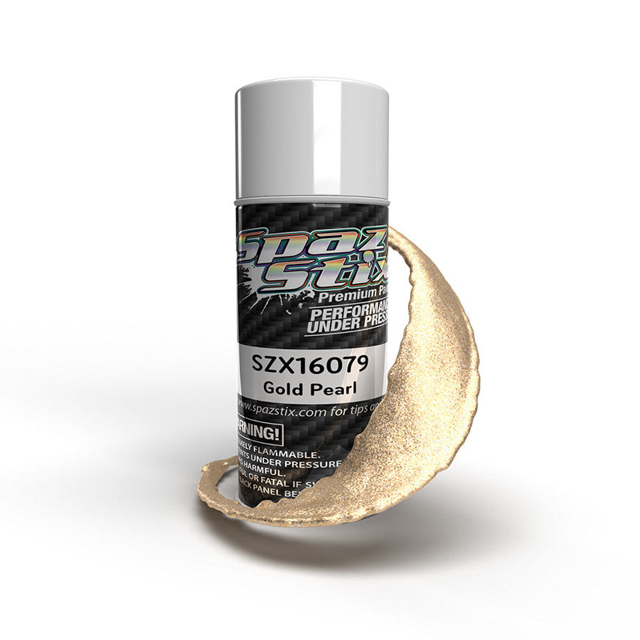 Spaz Stix (#SZX16079) Aerosol Spray Paint - Gold Pearl