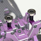 Yokomo Magnet Front Body Mount - Purple