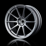 MST 5H Offset +7 Wheel Set - Flat Silver