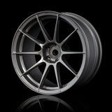 MST 5H Offset +7 Wheel Set - Silver Grey