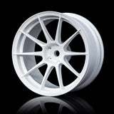 MST 5H Offset +7 Wheel Set - White