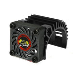 Eagle Racing (#2634-BK) Alum. Motor Heatsink (Side Type) w/ Fan - Black