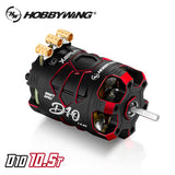 Hobbywing XeRun D10 10.5T Motor - Red