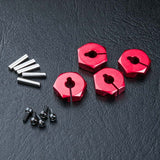 MST Alum. Hex Wheel Hub 4mm - Red