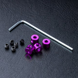 MST Alum. Stabilizer Rod Stopper - Purple