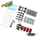 Yeah Racing QUTUS Slider Damper Set - Red