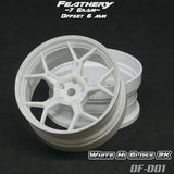 DS Racing (#DF-001) Drift Feathery 5Y Spoke Wheel - White Hi Gloss 2K