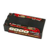 Gens Ace Redline 6000mAh 130C 7.6V HV Shorty LiPo Battery