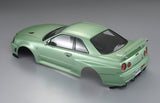 NISSAN SKYLINE BNR34 Body Set - Champagne Green