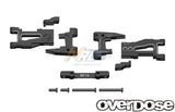 Overdose Adj. Alum. Rear Suspension Arm - Black