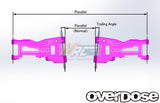 Overdose Adj. Alum. Rear Suspension Arm - Silver