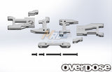 Overdose Adj. Alum. Rear Suspension Arm - Silver