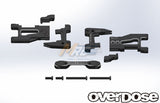 Overdose Adj. Alum. Rear Suspension Arm - Black