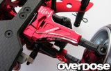 Overdose Adj. Alum. Front Suspension Arm Type-2 - Purple