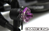 Overdose Alum. One Piece Axle Shaft 6mm - Red