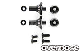 Overdose Alum. One Piece Axle Shaft 6mm - Black