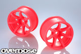 Overdose (OD2723B) R-Spec. WORK EMOTION T7R Wheel - Flo Pink