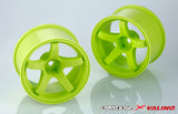 Overdose X Valino GV330 30mm Wheel Set - Lime Yellow