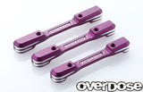 Overdose TC Alum. Low Mount Suspension Mount Set - Purple