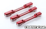 Overdose TC Alum. Low Mount Suspension Mount Set - Red