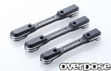 Overdose TC Alum. Low Mount Suspension Mount Set - Black