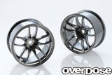 Overdose WORK EMOTION CR Kiwami - Black Metal Chrome