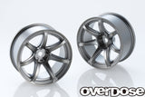 Overdose WORK EMOTION T7R Wheel - Matte Black Metal Chrome