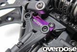 Overdose TC Alum. Front Upper Arm Bracket - Purple