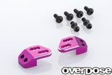 Overdose TC Alum. Rear Upper Arm Bracket - Purple