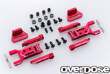 Overdose Adj. Alum. Rear Suspension Arm Type-3 - Red