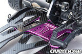 Overdose Alum. Battery Plate Set - Purple