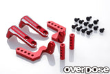 Overdose Alum. Rear Body Mount - Red