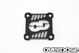 Overdose Alum. Cooling Fan Cover 30 x 30mm - Black