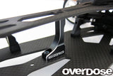 Overdose Alum. Chassis Rigid Post - Black