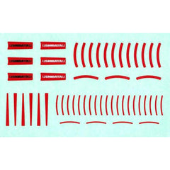 R31House (#R31W430RD) SHIBATA Wheel Sticker - Red