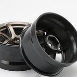 Yokomo RP High-Traction Drift Wheel - Titanium