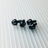 3Racing Alum. One Piece Wheel Nuts - Black