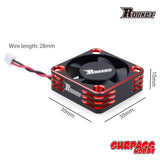 Surpass Hobby Rocket Alum. Frame 30mm ESC Cooling Fan - Red