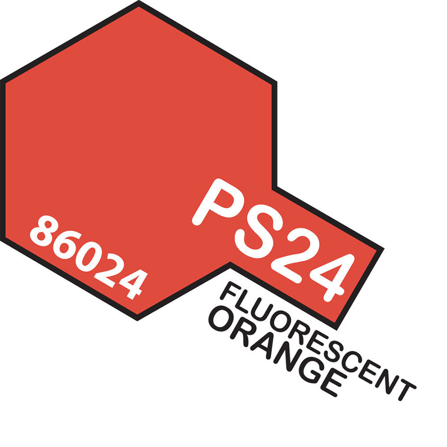 Tamiya PS-24 Fluorescent Orange Spray Paint