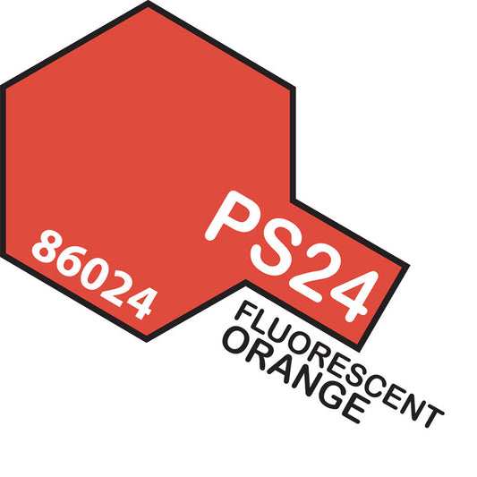 Tamiya PS-24 Fluorescent Orange Spray Paint