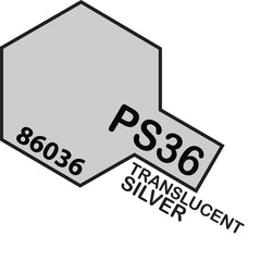 Tamiya PS-36 Translucent Silver Spray Paint