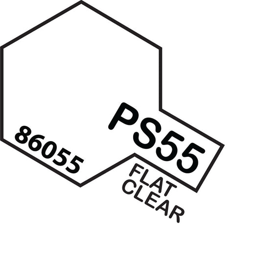 Tamiya PS-55 Flat Clear Spray Paint