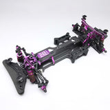 Yokomo Matte Graphite High Traction Main Chassis