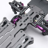 Yokomo Matte Graphite High Traction Main Chassis