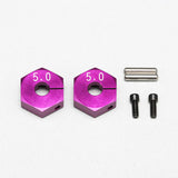 Yokomo Alum. Clamp Wheel Hub 5.0mm - Purple