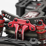 Yokomo Hybrid Graphite/Alum. Front Shock Tower - Red