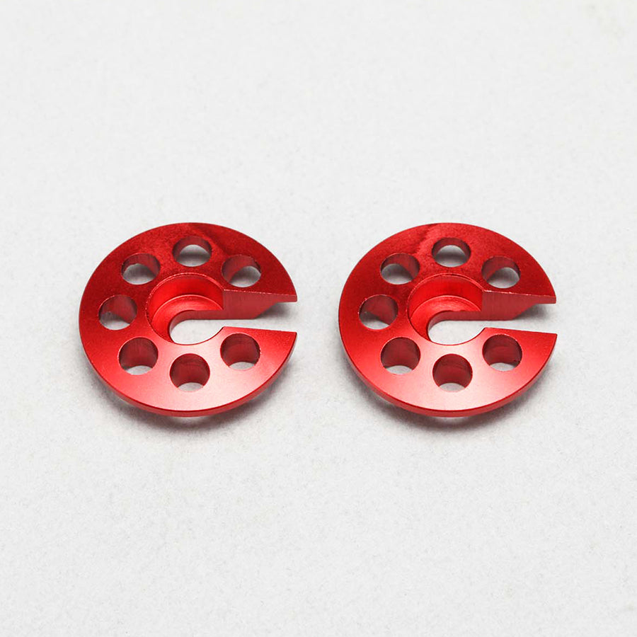 Yokomo (#Y2-S3SR) Alum. SLF Shock Spring Cup (Short) - Red