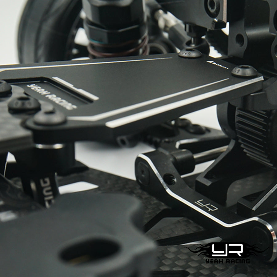 Yeah Racing Alum. Rear Motor Kit - Black